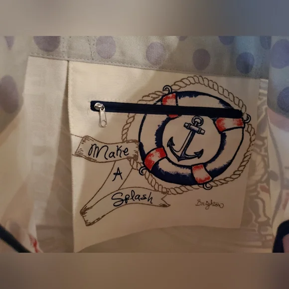 BRIGHTON SS BRIGHTON Nautical red, white & blue tote bag - Picture 6 of 7